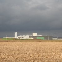 Het terrein van Groen Gas Gelderland.